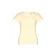 Camiseta de mujer 3XL Thc Sofia 150g/m2 Ref.PS30108-AMARILLO PASTEL