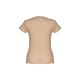 Camiseta de mujer 3XL Thc Sofia 150g/m2 Ref.PS30108-MARRON CLARO