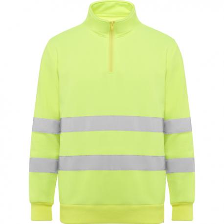 Sudadera de alta visibilidad con media cremallera SPICA