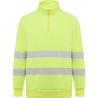 Sudadera de alta visibilidad con media cremallera SPICA