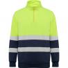 Sudadera de alta visibilidad con media cremallera SPICA