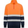 Sudadera de alta visibilidad con media cremallera SPICA