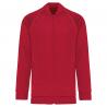 Chaqueta de deporte con cremallera y ribete - unisex