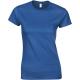 Camiseta softstyle mujer de algodón preencogido Ref.TTGI6400L-AZUL REAL