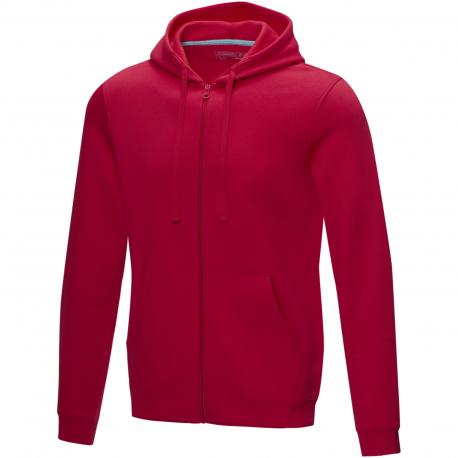 Sudadera con capucha y cremallera completa de orgánico para hombre Ruby