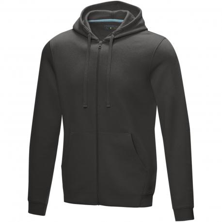 Sudadera con capucha y cremallera completa de orgánico para hombre Ruby