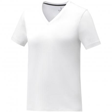 Camiseta de manga corta y cuello en V para mujer somoto Somoto