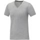 Camiseta de manga corta y cuello en V para mujer somoto Somoto Ref.PF38031-GRIS