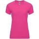 Camiseta técnica manga ranglán Bahrain Woman 135g/m2 Ref.RCA0408-ROSA FLUOR