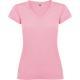 Camiseta Victoria de manga corta para mujer 155g/m2 Ref.RCA6646-ROSA CLARO
