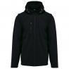 Chaquetas softshell 3 capas con capucha y mangas extraíbles unisex