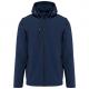 Chaquetas softshell 3 capas con capucha y mangas extraíbles unisex Ref.TTK422-ARMADA