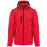 Chaquetas softshell 3 capas con capucha y mangas extraíbles unisex