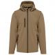 Chaquetas softshell 3 capas con capucha y mangas extraíbles unisex Ref.TTK422-CAMEL