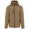 Chaquetas softshell 3 capas con capucha y mangas extraíbles unisex