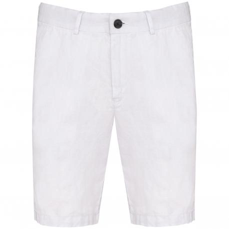 Bermuda de lino hombre