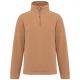 Enzo - micropolar 1/4 cremallera Ref.TTK912-CAMEL HEATHER
