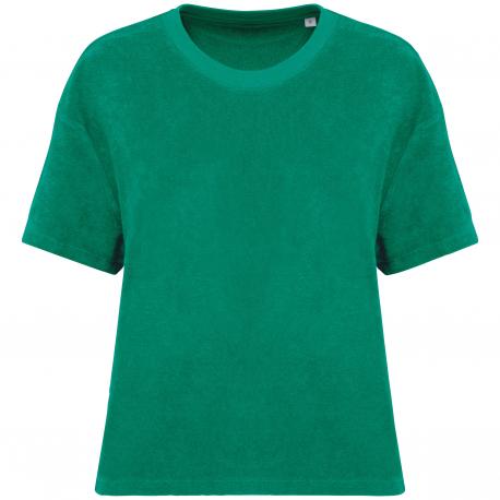 Camiseta ecorresponsable de rizo mujer