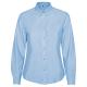 Camisa de mujer con bolsillo Oxford Woman Ref.RCM5068-CELESTE