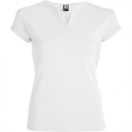 Camiseta entallada de cuello redondo Belice 200g/m2