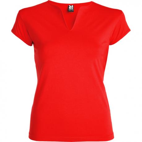 Camiseta entallada de cuello redondo Belice 200g/m2