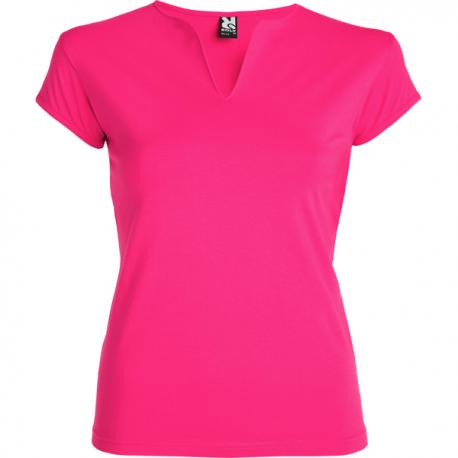 Camiseta entallada de cuello redondo Belice 200g/m2