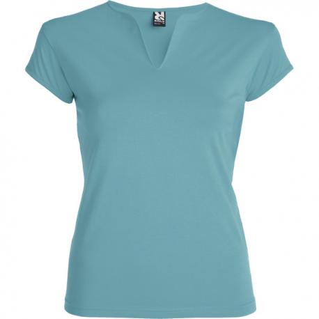 Camiseta entallada de cuello redondo Belice 200g/m2