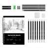 Kit de dibujo con 19 accesorios LOI002