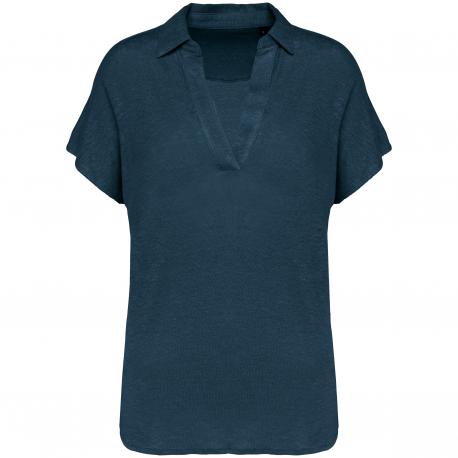 Polo de lino mujer - 190g