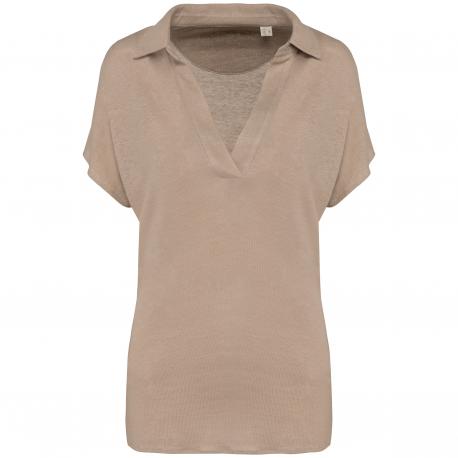Polo de lino mujer - 190g