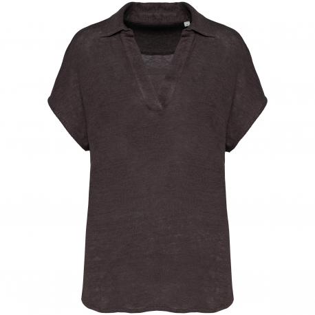 Polo de lino mujer - 190g