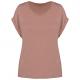 Camiseta ecorresponsable mangas vueltas mujer Ref.TTNS309-PETAL ROSE