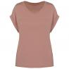 Camiseta ecorresponsable mangas vueltas mujer