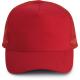 Gorra trucker - 5 paneles Ref.TTKP137-RED 