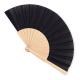 Abanico madera 16 varillas Ref.CFT160-NEGRO 
