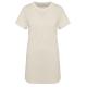 Vestido tipo camiseta ecorresponsable de rizo y hombros caídos mujer Ref.TTNS5028-IVORY
