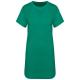 Vestido tipo camiseta ecorresponsable de rizo y hombros caídos mujer Ref.TTNS5028-MALACHITE GREEN