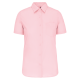 Camisa popelina de polialgodón manga corta de fácil cuidado mujer Ref.TTK548-ROSA PALIDO