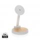 Cargador magnético 15W Ontario RCS rplastic 2 en 1 Ref.XDP30900-BLANCO 