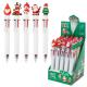 Set navideño boligrafos multicolor 