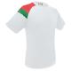 Camiseta con bandera Portugal 145g/m2 Ref.CFT498-BLANCO