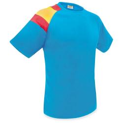 Camiseta bandera Dry & Fresh color azul 145g/m2