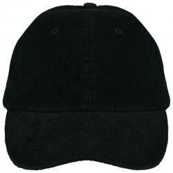Gorra de pana ecorresponsable 6 paneles unisex
