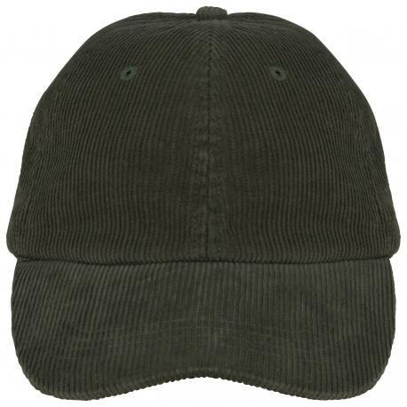 Gorra de pana ecorresponsable 6 paneles unisex