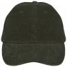 Gorra de pana ecorresponsable 6 paneles unisex