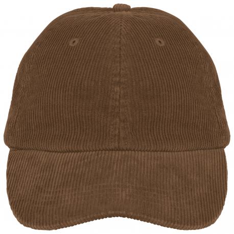 Gorra de pana ecorresponsable 6 paneles unisex