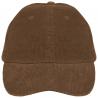 Gorra de pana ecorresponsable 6 paneles unisex