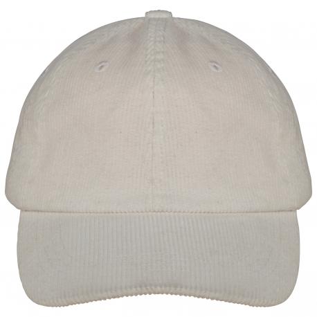 Gorra de pana ecorresponsable 6 paneles unisex