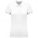 Polo de punto piqué manga corta mujer Ref.TTK291-BLANCO