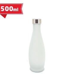 Botella esmerilada 500ml "aqua sana"
